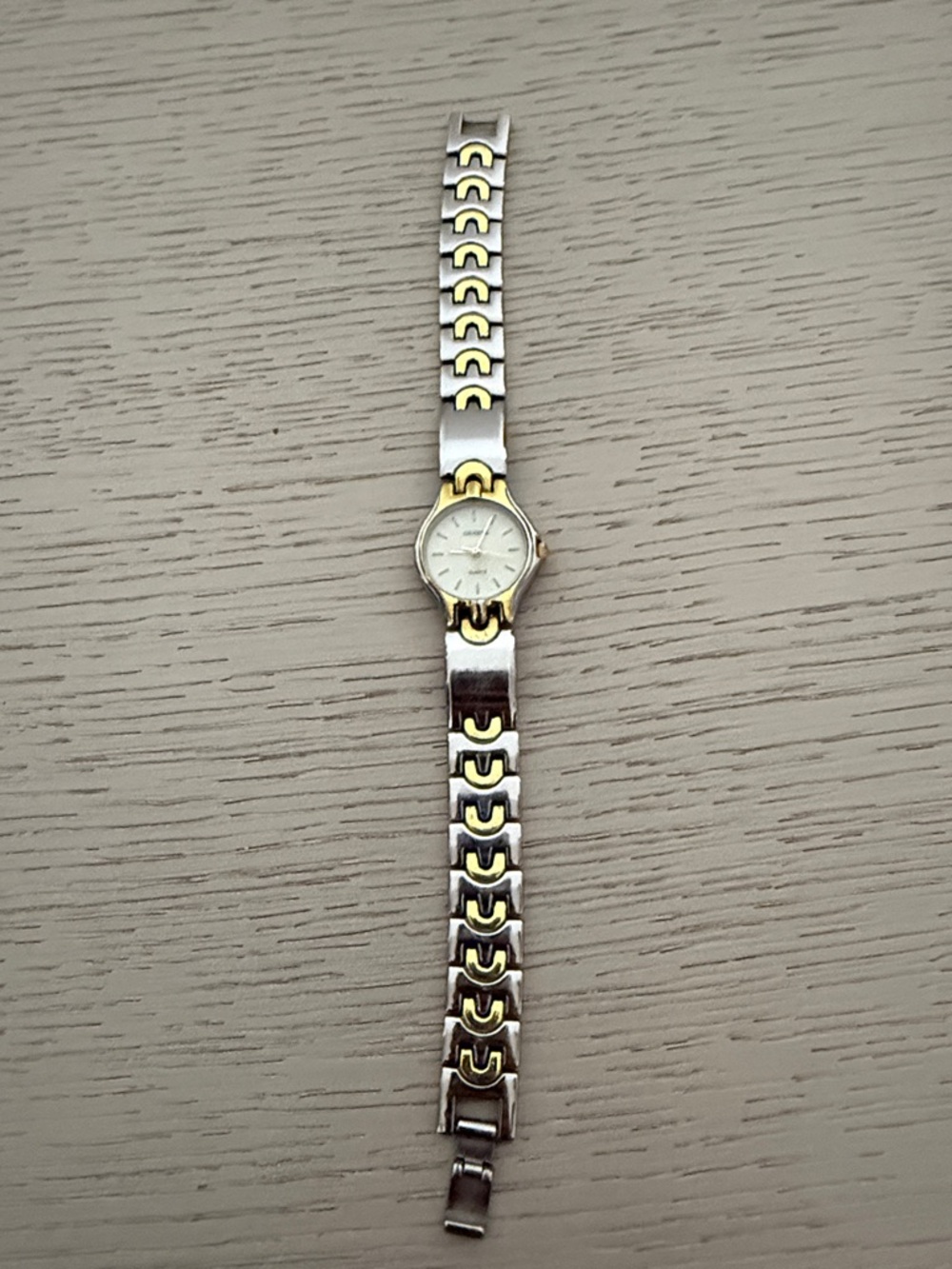 Two-Tone Silver and Gold Women's Bracelet Watch - Classic Style